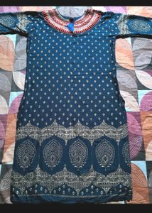 Elegant Navy Blue Kurta
