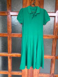 Green Polo Shirt Dress