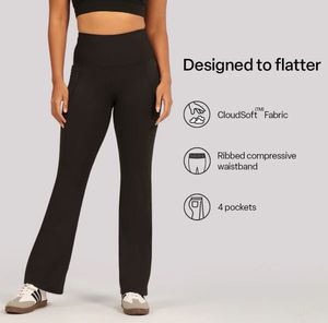 My Bliss Club  High Waisted flared pants