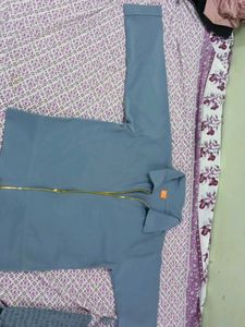 Crop Top With Zip Jacket