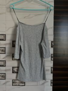 Gray Casual Dress