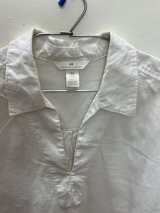 White Linen Shirt