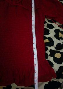 Off Shoulder cherry top