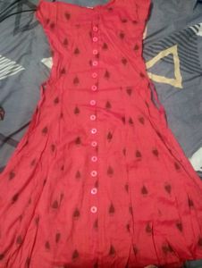 Coral Printed Kurti