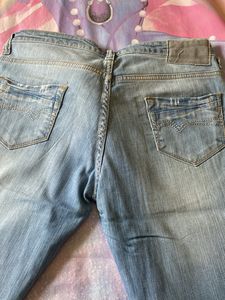 Denim Light Blue Jeans For Women