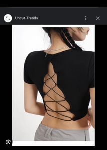 Black Crop Top - Trendy &amp; Chic