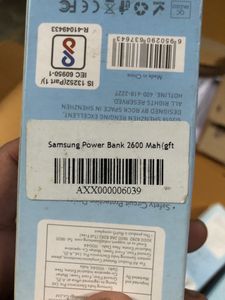 Powerbank Samsung 2600 Mh
