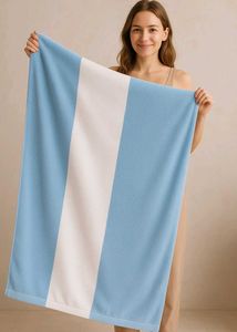 4 Colors Striped Bath Towel