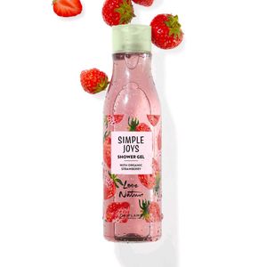Simple Joys Shower Gel with Organic Strawberry Lov