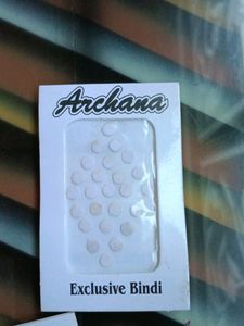 White Small Bindi Box
