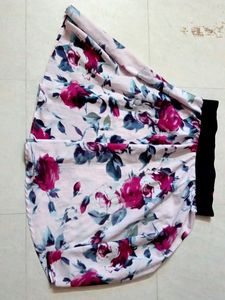 Floral Print Skirt