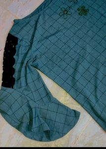 Sea Green Top For Girl Or Woman 32 Bust