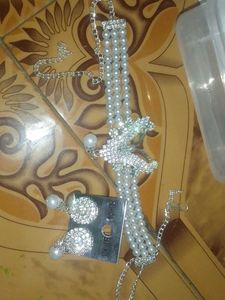 Pearl &amp; Rhinestone Jewelry Set