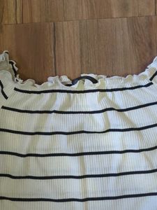 Striped Off-The-Shoulder Top