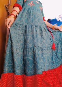 New Kurta In Full Long Nd Flare Look&#39;s Good