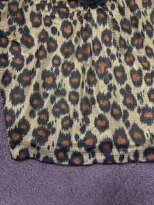 Animal Print Crop Top