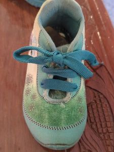 Baby Shoes - Blue/Green