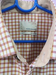 Peter England Checkered Shirt