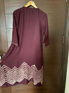 Elegant Burgundy colour kurta from (W)16