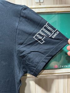 Puma Short Sleeves Black TShirt