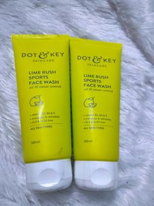 Pack Of 2 Dot And Key Lime Rush Sports Face Wash