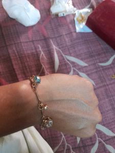Gold toned Charm Bracelet Set Of 3