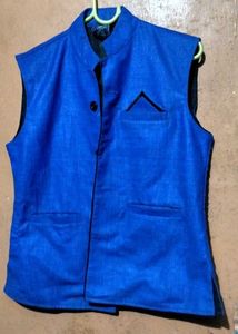 Blue Waistcoat /Nehru Jacket