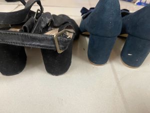 2 Pair Of Block Heels