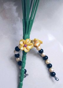 Handmade Floral Made Charm Bracelet