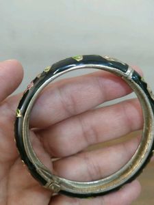 Floral Bangle Bracelet