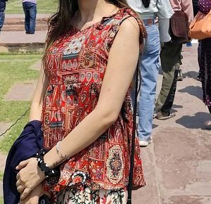 Stylish Padded Kurti Like Top