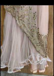 Elegant Pink Embellished Gown