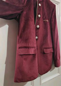 Maroon Velvet Jodhpuri