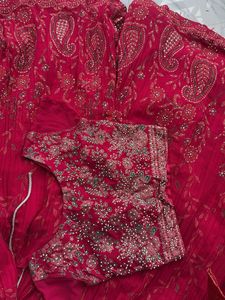 Stone Work Lehenga Set