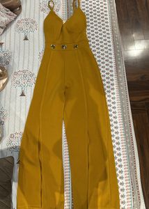 Shoulder Straps Basic  Jumpsuit