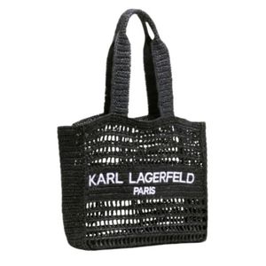 Authentic Karl Lagerfeld ANTIBES STRAW TOTE