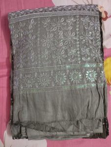 Green Dress Material