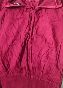 Maroon Stylish Top