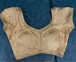 Elegant Brocade Blouse