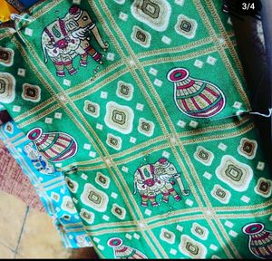 Vintage Elephant Print Fabric