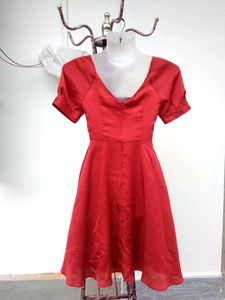 Korean Rustic Flared Mini Dress