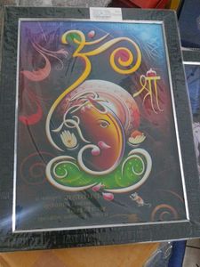 New Framed Ganesha Wall Decor