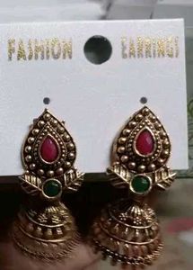 Gold Plated ✨Silver Jhumkhas Combo