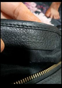 Michael Kors Black Leather Hobo