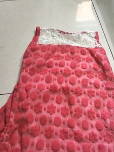 A White+Light Red Top
