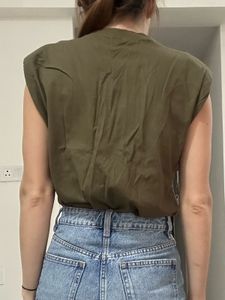 Urbanic Padded Shoulder Top