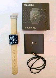 Noise ColorFit Calber Smart Watch (White)