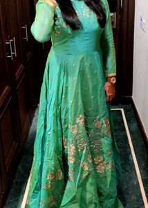 Party Wear Green 💚 Gown