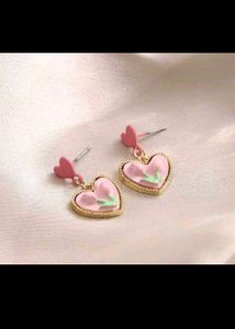 Heart Drop Earrings