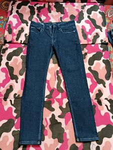 Dark Blue Denim Jeans